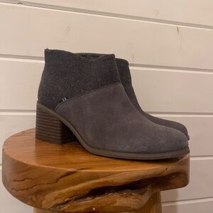 Gray Toms Boots